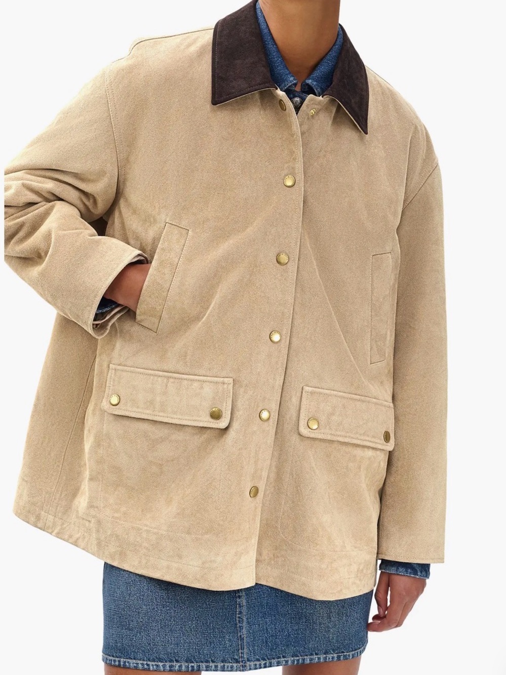 rag & bone Cassidy Suede Jacket -M - Picture 7 of 15